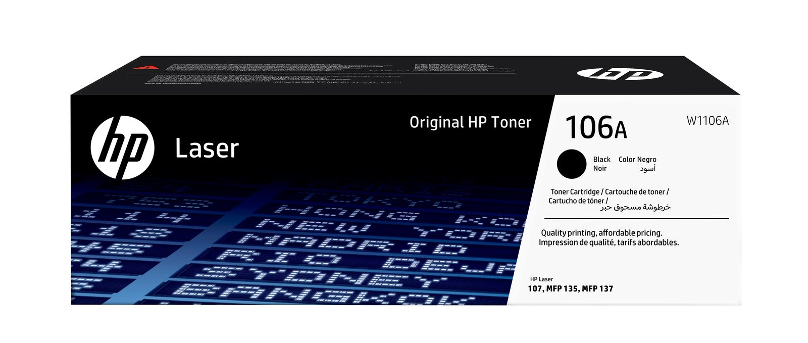 Originální toner HP 106A / W1106A, černý
