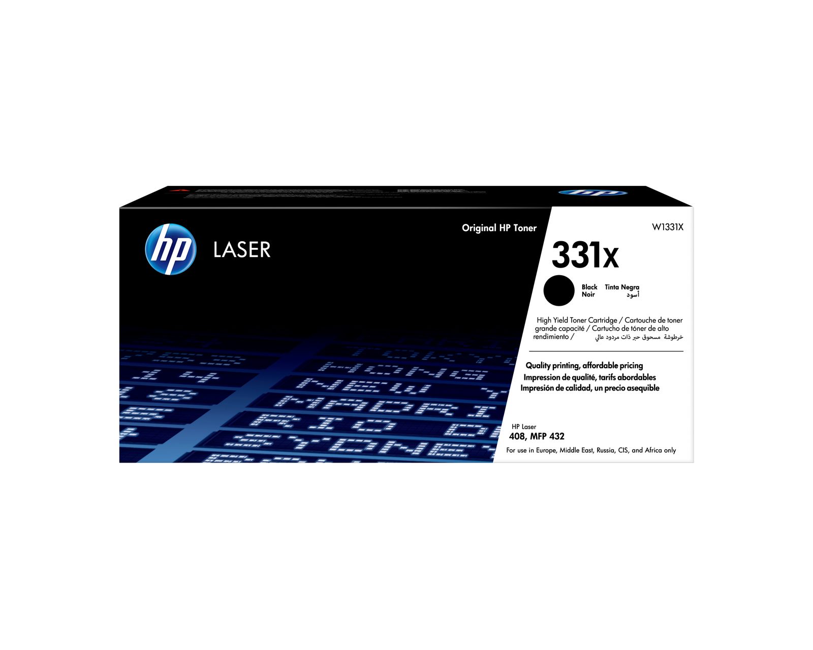 Originální toner HP 331X / W1331X, černý