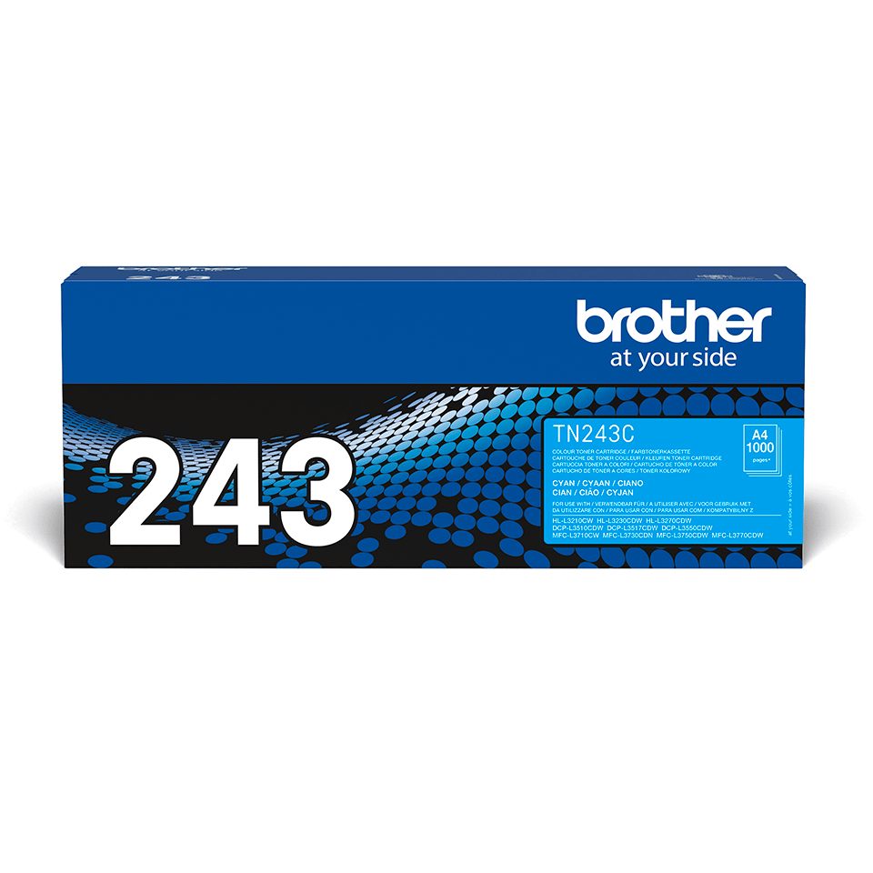 Originální toner Brother TN-243C, azurový