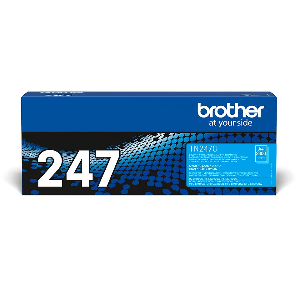 Originální toner Brother TN-247C, azurový