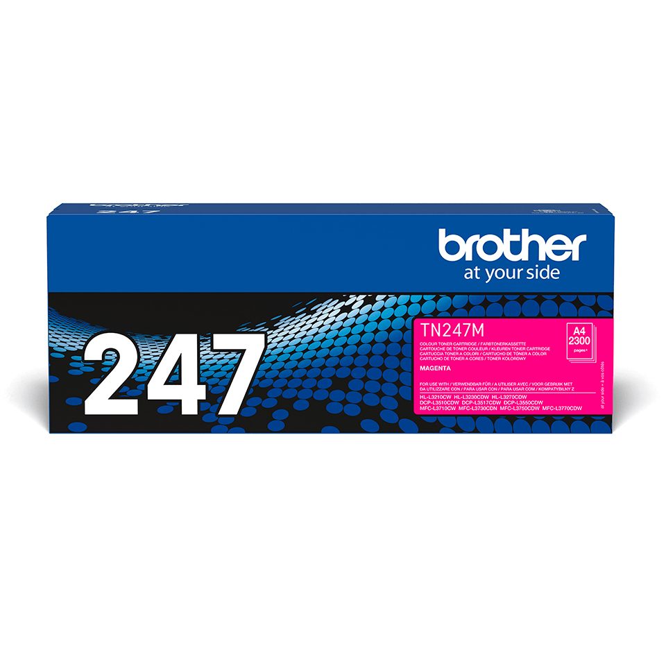 Originální toner Brother TN-247M, purpurový